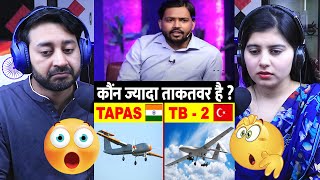 TAPAS Drone India vs Turkish Drone TB - 2 | Rustom -2 Drone | Khan Sir New Video | Filmy Reaction