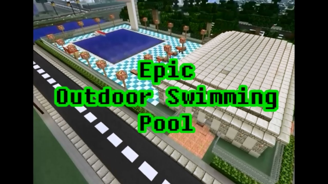 Minecraft Swimming Pool Youtube