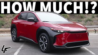 Expect to PAY $$$ for Toyota's 2023 bZ4x EV...
