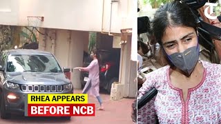 Sushant Rajput case: Rhea appears before NCB for questioning in drugs probe