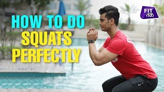 Squats for Beginners: How to Squat Correctly | Fit Tak