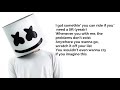 Marshmello x Juicy J - You Can Cry (Ft. James Arthur) Lyrics