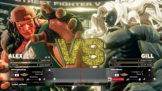 SFV Champion Edition🔥 Kichipa (Alex) Vs AlienNemo (Gill) 🔥 Online Match's 02-28-2023