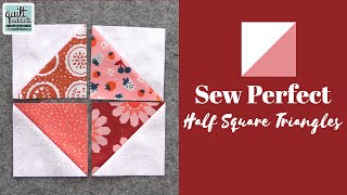 How to make half square triangles from squares #SHORTS