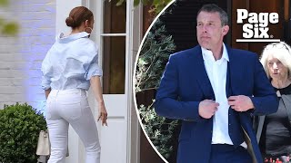 Jennifer Lopez and Jennifer Garner spotted arriving at Ben Affleck’s rental home amid marital woes