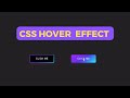 CSS Button Hover Animation Effect Tutorial | Glowing Gradient Border Effects | HTML and CSS