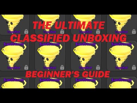 THE ULTIMATE CLASSIFIED UNBOXING BEGINNER'S GUIDE! (Ghost Simulator)