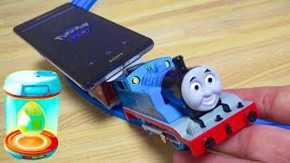 【実験】1時間どのくらい進む？ポケモンGOプラレール さとちん　トーマス