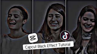 Capcut Black Effect Video Editing || TikTok Trend || Black Effect Tutorial
