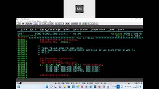 6 Mainframes DB2 Joins and select functions #jcl #db2