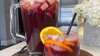 Red Wine Sangria Recipe - Receita de Sangria de Vinho Tinto - Muito Fácil