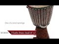 Small Size Djembe Drum from Africa Imports