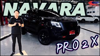 NAVARA PRO2xสีดำแต่งสวยขนาดไหมมาดูกัน ที่นิสสัน ช.เอราวัณมอเตอร์จำกัด