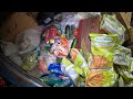 DUMPSTER DIVING: GRABI TINAPON NG GROCERY STORE SA AMERICA PUNO NG MGA BIYAYA 😱 #dumpsterdiving