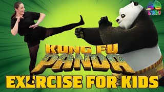 Kung Fu Panda Exercise for Kids 🐼 | Brain Break | Indoor Workout for Children