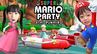 マリオパーティで仲間割れ！　まりみなパパママで爆笑ゲーム実況★