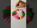 Easy  rangoli#shorts#short#shortsfeed #trendingshorts #rangolidesigns #viralvideo