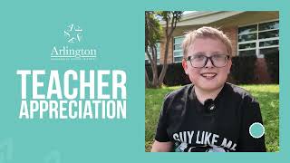 Arlington ISD Teacher Appreciation Week