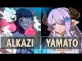 GBVSR:🔥Alkazi (Avatar Belial) Vs Yamato (Narmaya)🔥| High Level Gameplay.