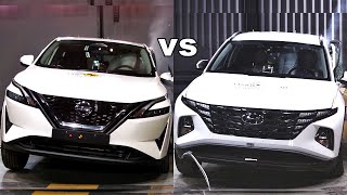 2022 Nissan Qashqai vs 2022 Hyundai Tucson Crash Tests