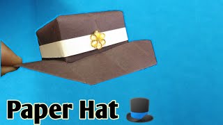 How to make origami Hat।paper hat।origami।art and craft with paper।kagaj ka hat,Things made of paper