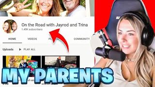 REACTING TO MY PARENTS FIRST YOUTUBE VIDEO!.....Corinna Kopf
