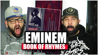 ITS THE BOOK OF BARS BRO!! EMINEM - Book of Rhymes (Feat. DJ Premier)*REACTION!!