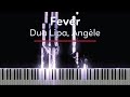 Fever - Dua Lipa, Angèle - Piano Tutorial