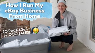 A $2,000 Sales Weekend! How I Run My Ebay Business From Home (But It's Not Always Easy...)
