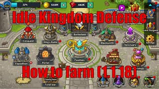 Idle Kingdom Defense - How to farm