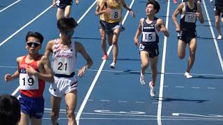 日体大記録会  男子1500m10組  青学大vs日体大 2022.4.23