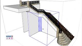 Curic Extend: Extend wall to the bottom stairs