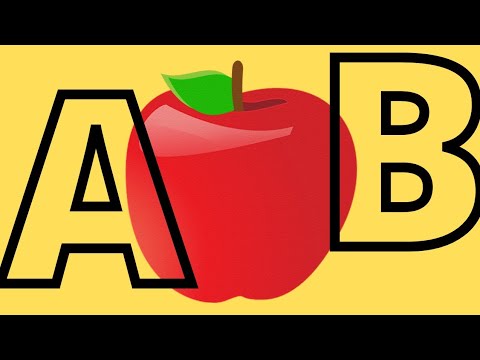 A To Z, Alphabets, Abcd Writing,abcd Song,a For Apple B For Ball, Kids ...