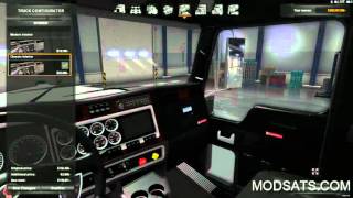 Kenworth 900 Black Woods Interior mod | ATS mods