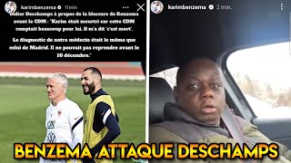 Benzema s'attaque a Didier Deschamps en story Instagram ! Que s'est-il passé en EDF avec Benzema ?