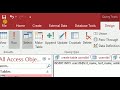 How to Create, Insert, Update, and Delete in MsAccess using SQL