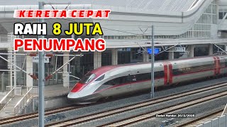 Tembus 8 JUTA Penumpang lebih, Kereta Cepat Whoosh makin diminati masyarakat