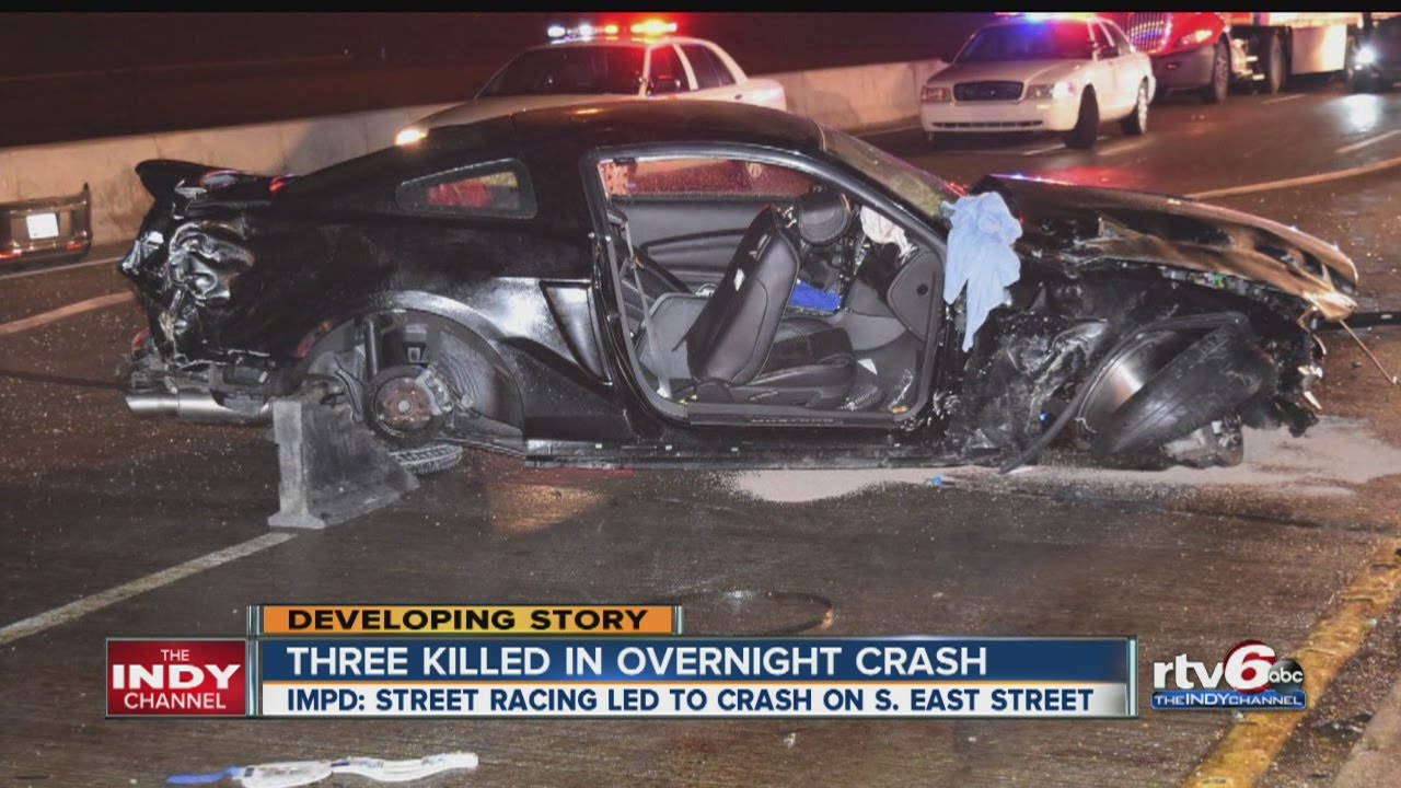 Street Race Car Crash