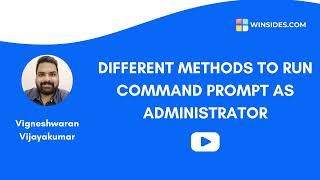 🔥4 EASY Ways to Run CMD as Administrator! 🚀💻 (Windows Tricks You MUST Know) | Winsides.com