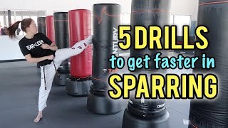 5 Sparring Drills to Help You Kick Faster (Taekwondo Speed & Agility)