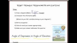 9.4 Intro to Trig Applications