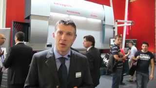 Salvagnini's B3 KinEtic Press Brake at Lamiera 2012 Interview with MP \u0026 P Magazine