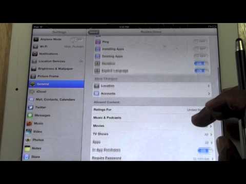 iPad: How to Childproof / Set Parental Controls | H2TechVideos iPad: How to Childproof / Set Parental Controls | H2TechVideos