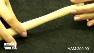 HAM-200.00 - Riveting Hammer, Round, 2.5 Ounces - Jewelry Making Tools Demo