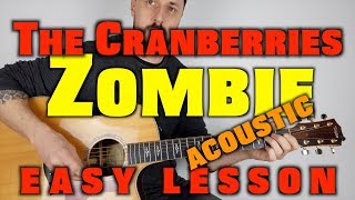 How to play The Cranberries -Zombie acoustic