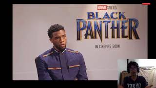 REACTION BLACK PANTHER I KOREA JUNKET บทสัมภาษณ์พิเศษ CHAWICK BOSEMAN#ฝ่าบาททิชาล่า!!!