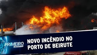 Tragédia em Beirute: novo incêndio atinge porto da capital libanesa | Primeiro Impacto (10/09/20)