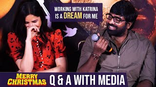 Vijay Sethupathi, Katrina Kaif \u0026 Merry Christmas Team Q \u0026 A With Media | Sriram Raghavan