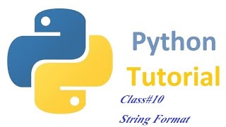 Python Tutorial#10 String Format in Tamil
