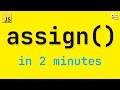 How To Merge & Copy Objects - JavaScript Object Assign (In 2 Mins)